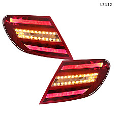 Тунинг LED стопове Mercedes C W204 (2007-2014) нов стил– LS412